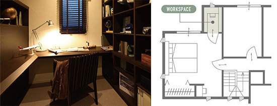 イメージ：仕事に集中できる個室・半個室スペース