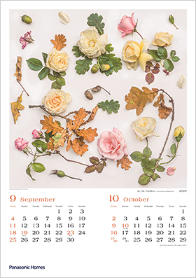 『In the Garden』カレンダー【B2サイズ】 9-10月