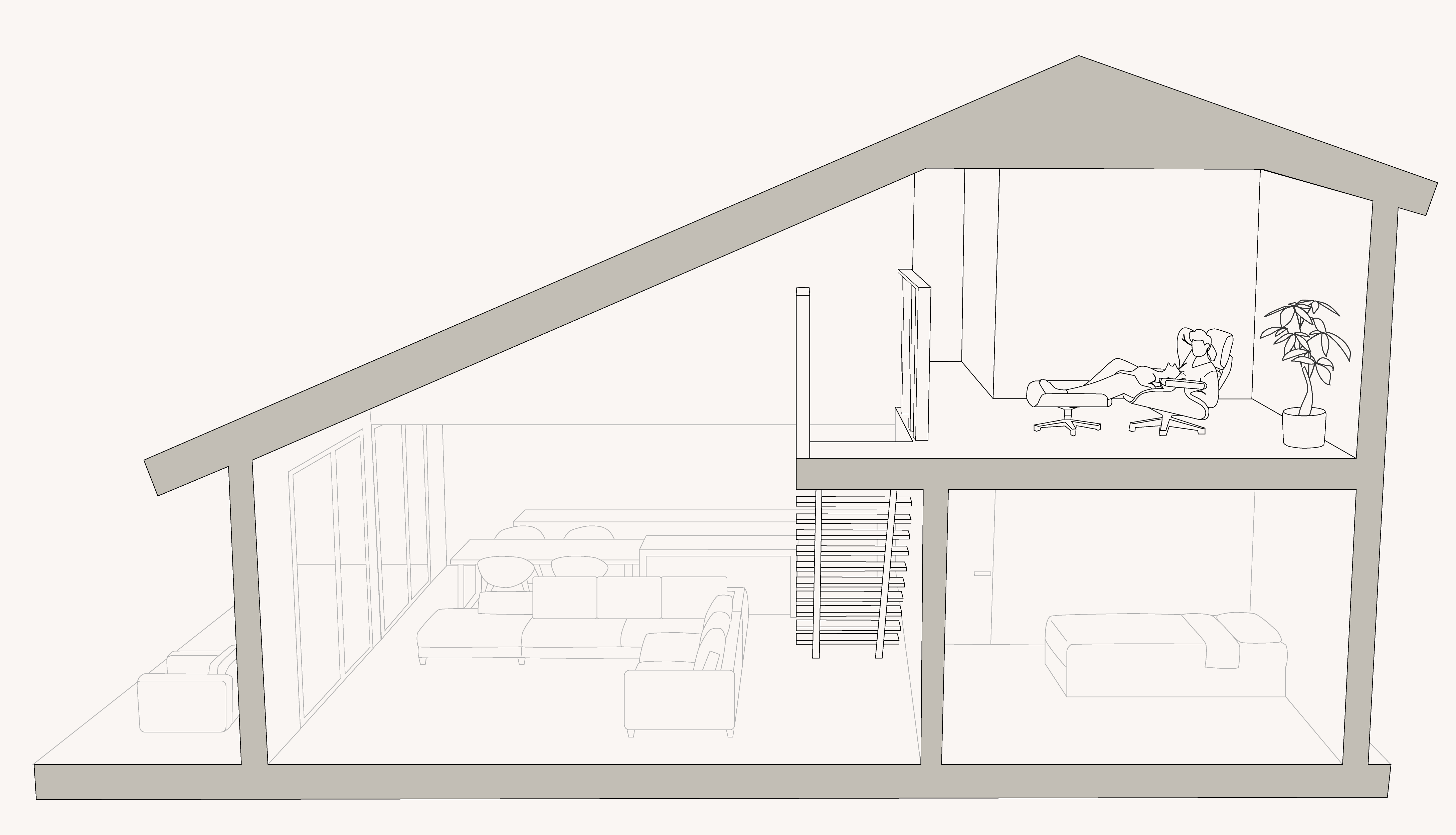 カサート 1.5階モデル