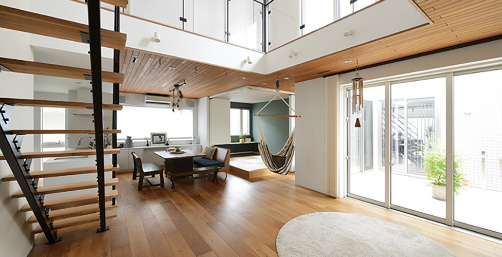 明るく快適な二世帯住宅 建築実例 パナソニック ホームズ Panasonic