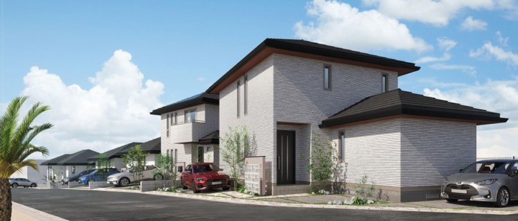 画像：パークナードテラス結の宙 読谷村　街並みイメージ