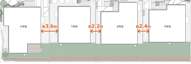 配棟計画概念図