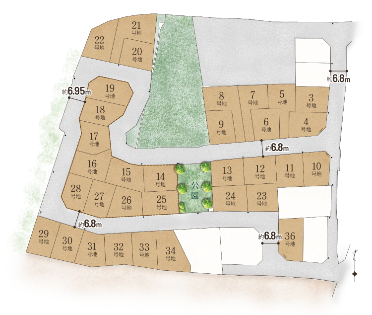 全体区画イメージ図