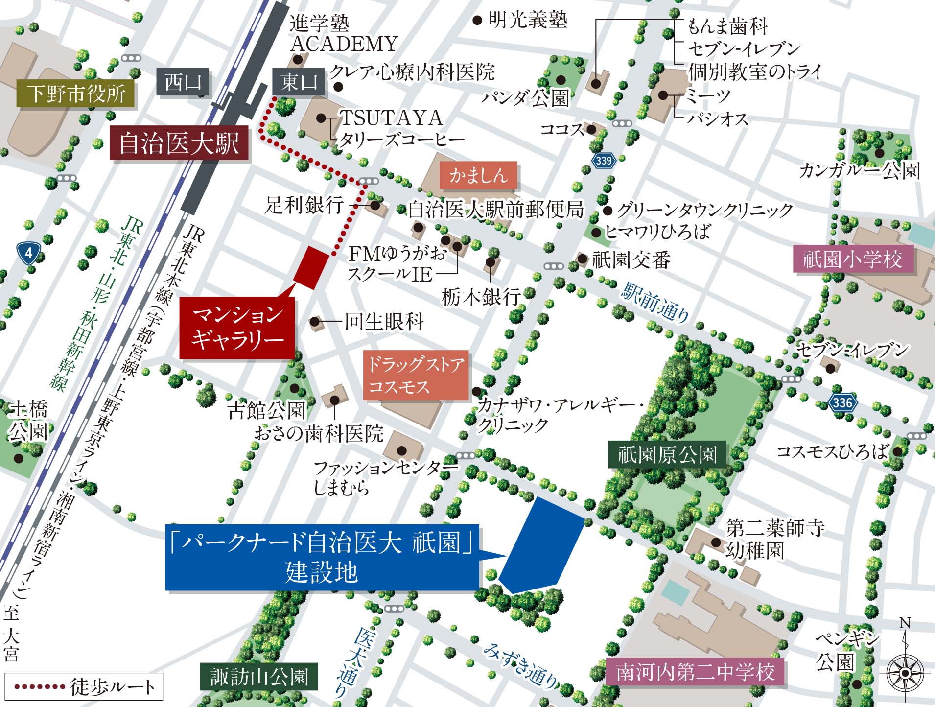 マンションギャラリー案内図