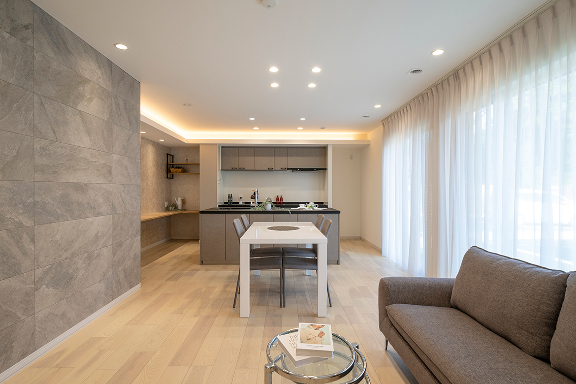 LIVING DINING KITCHEN