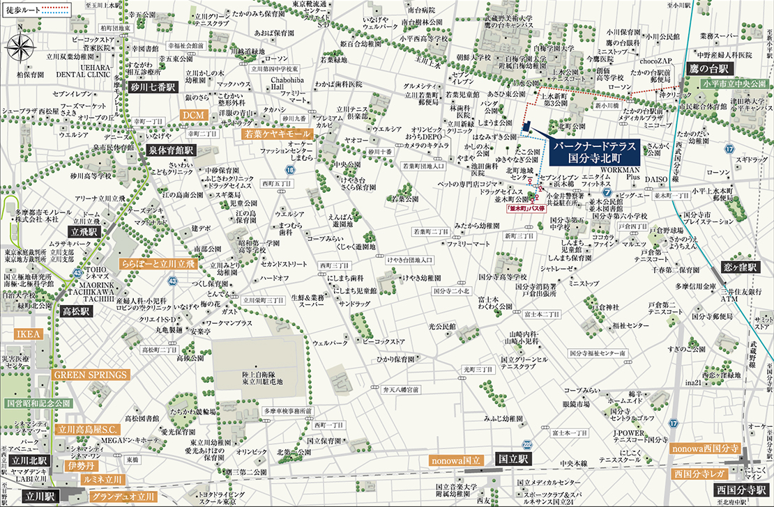 現地案内図