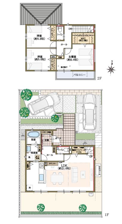 28号地間取図