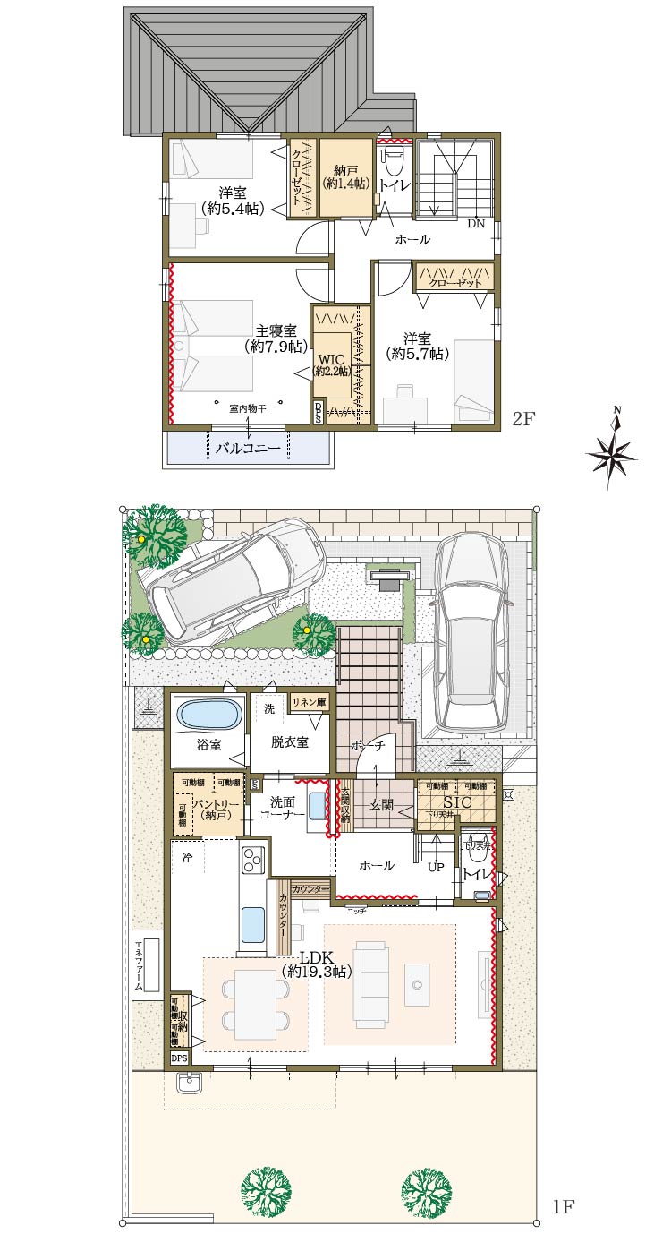 62号地間取図