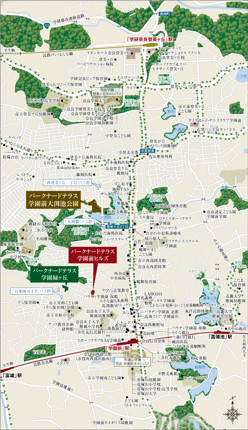 現地案内図