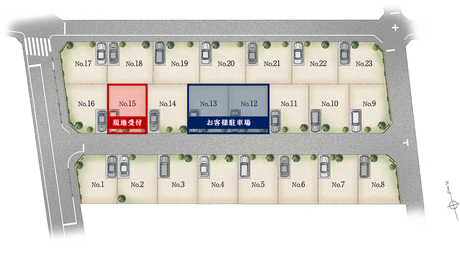 現地区画図