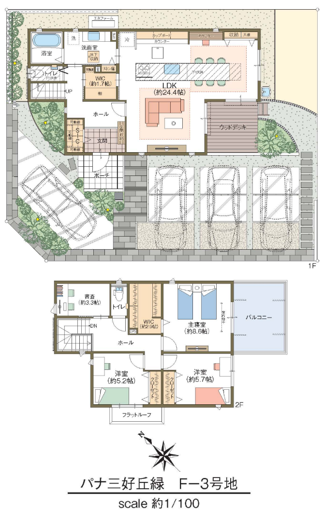 F-3 区画・間取り図