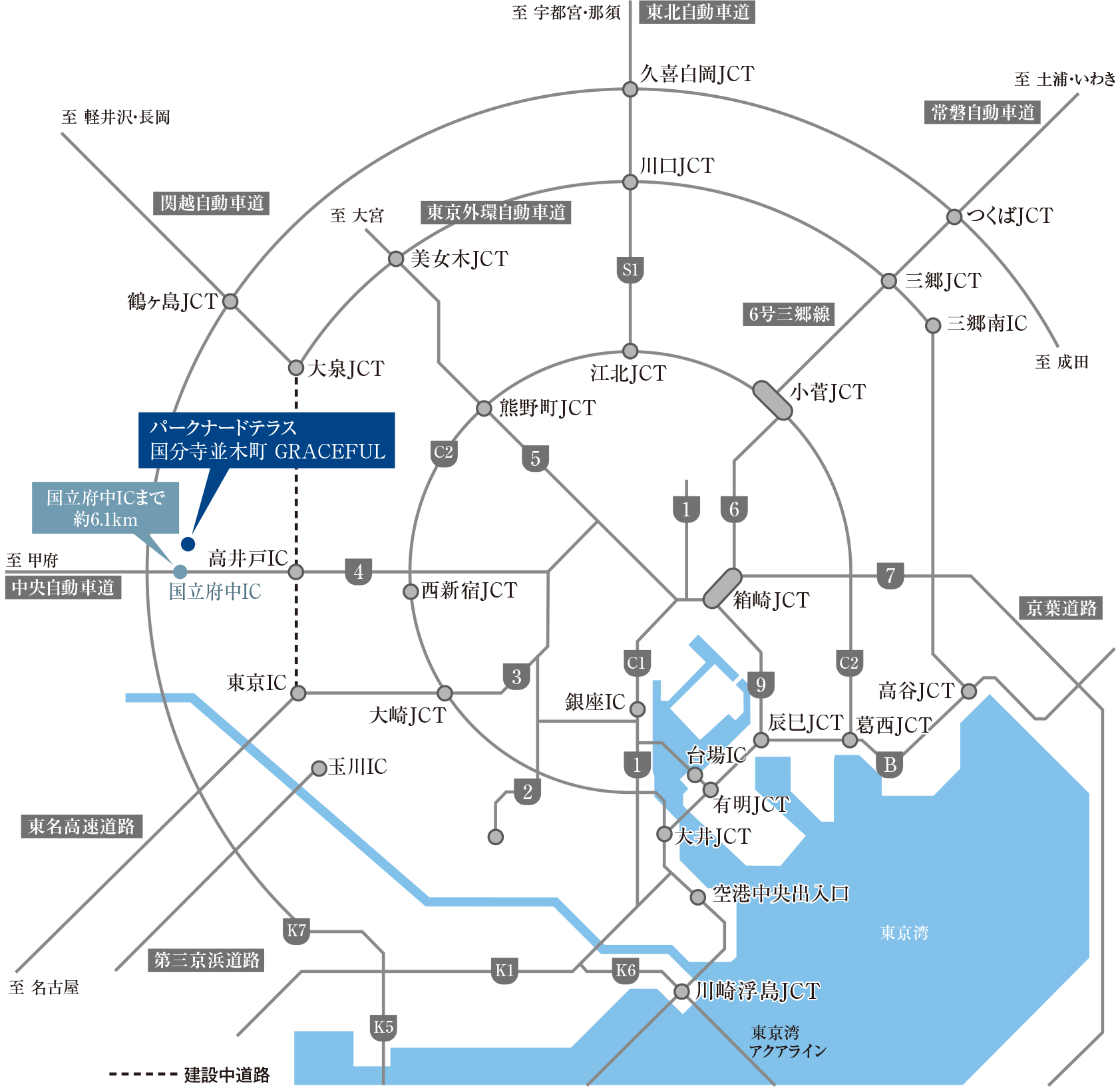 高速道路路線図