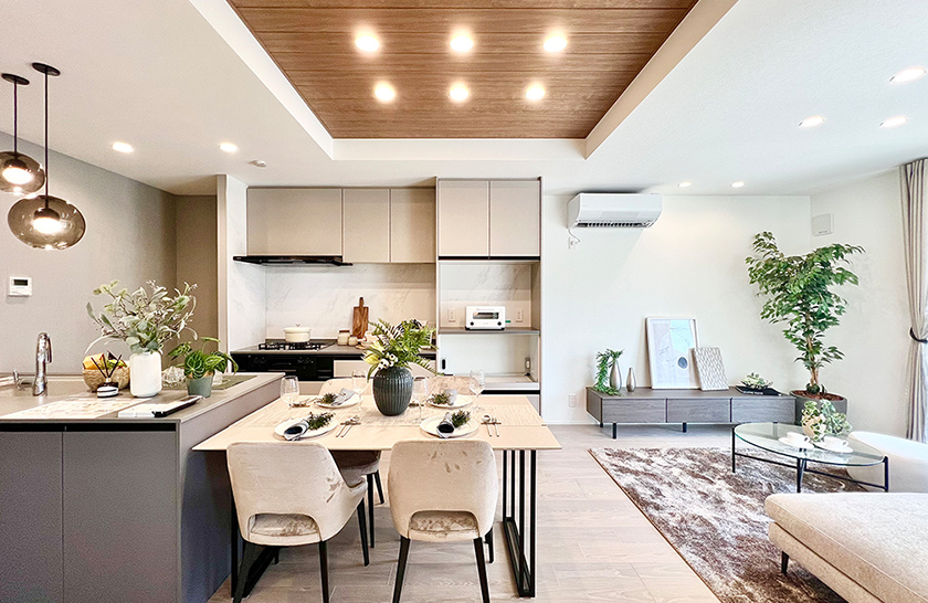 LIVING DINING KITCHEN