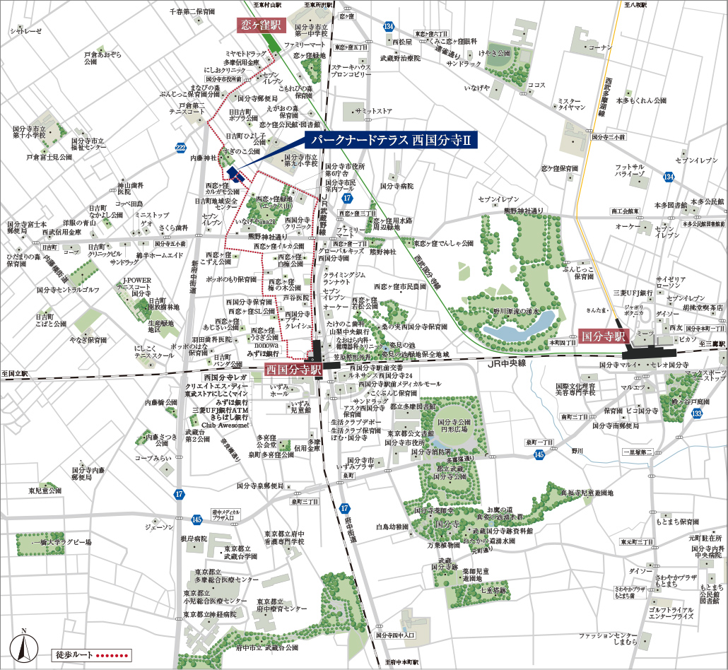 現地案内図