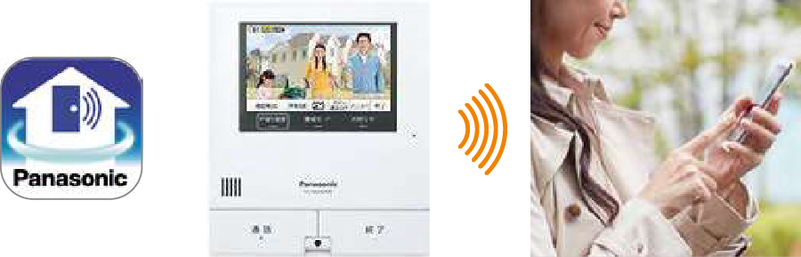 外でもドアホン