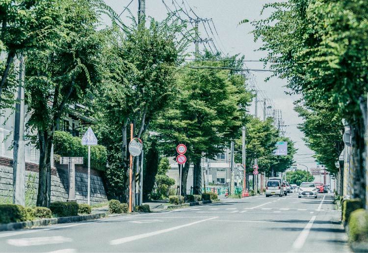 現地周辺街並み1