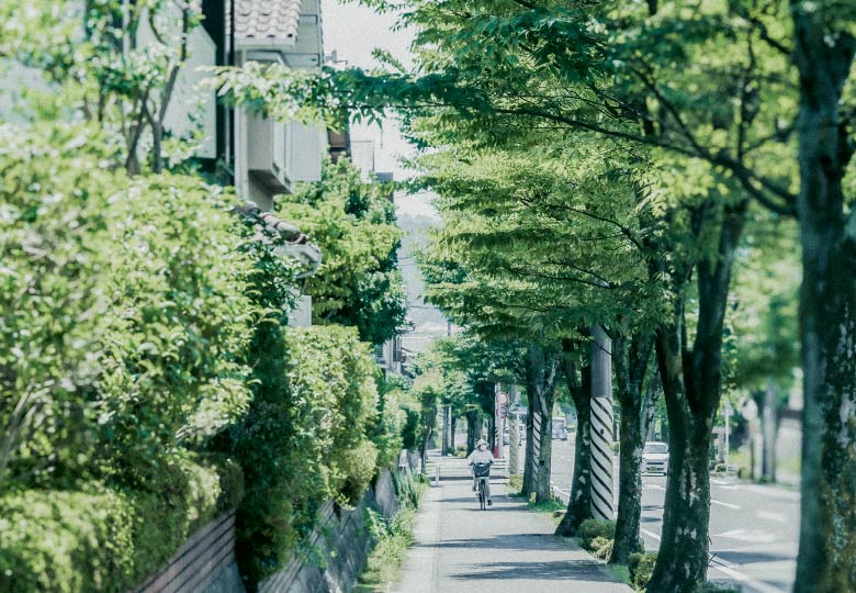 現地周辺街並み2