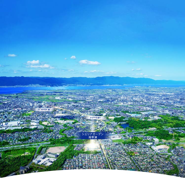 現地周辺航空写真