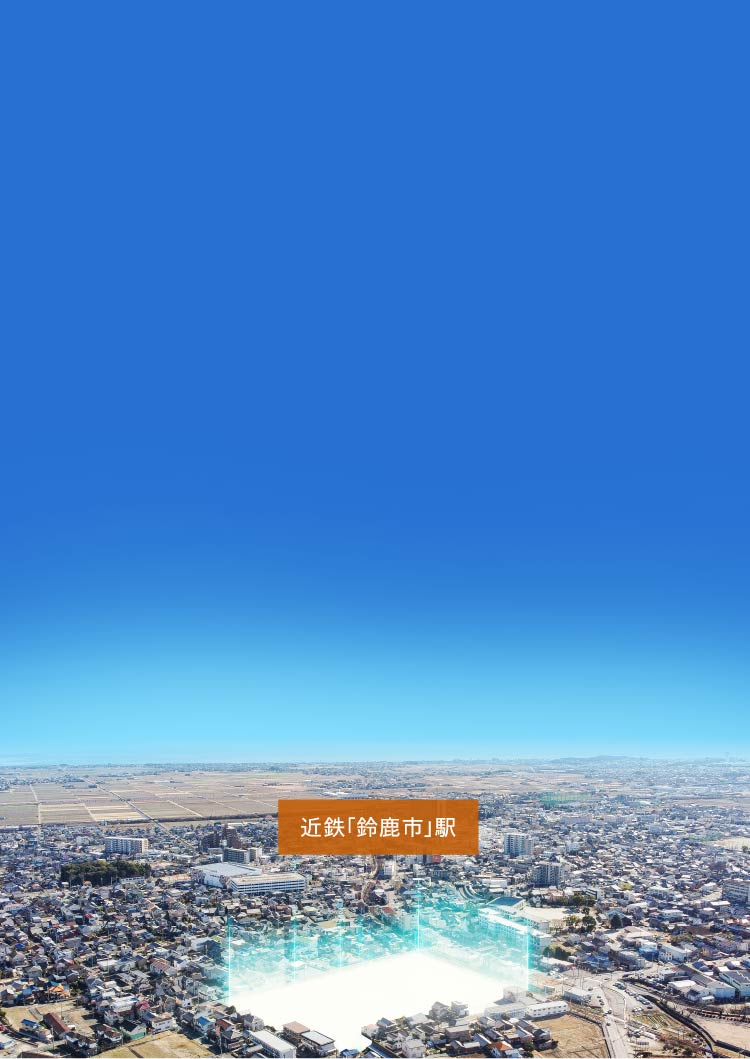 現地周辺航空写真