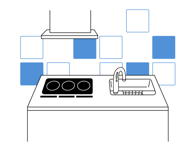 イラスト：機能と美しさが融合する住宅設備