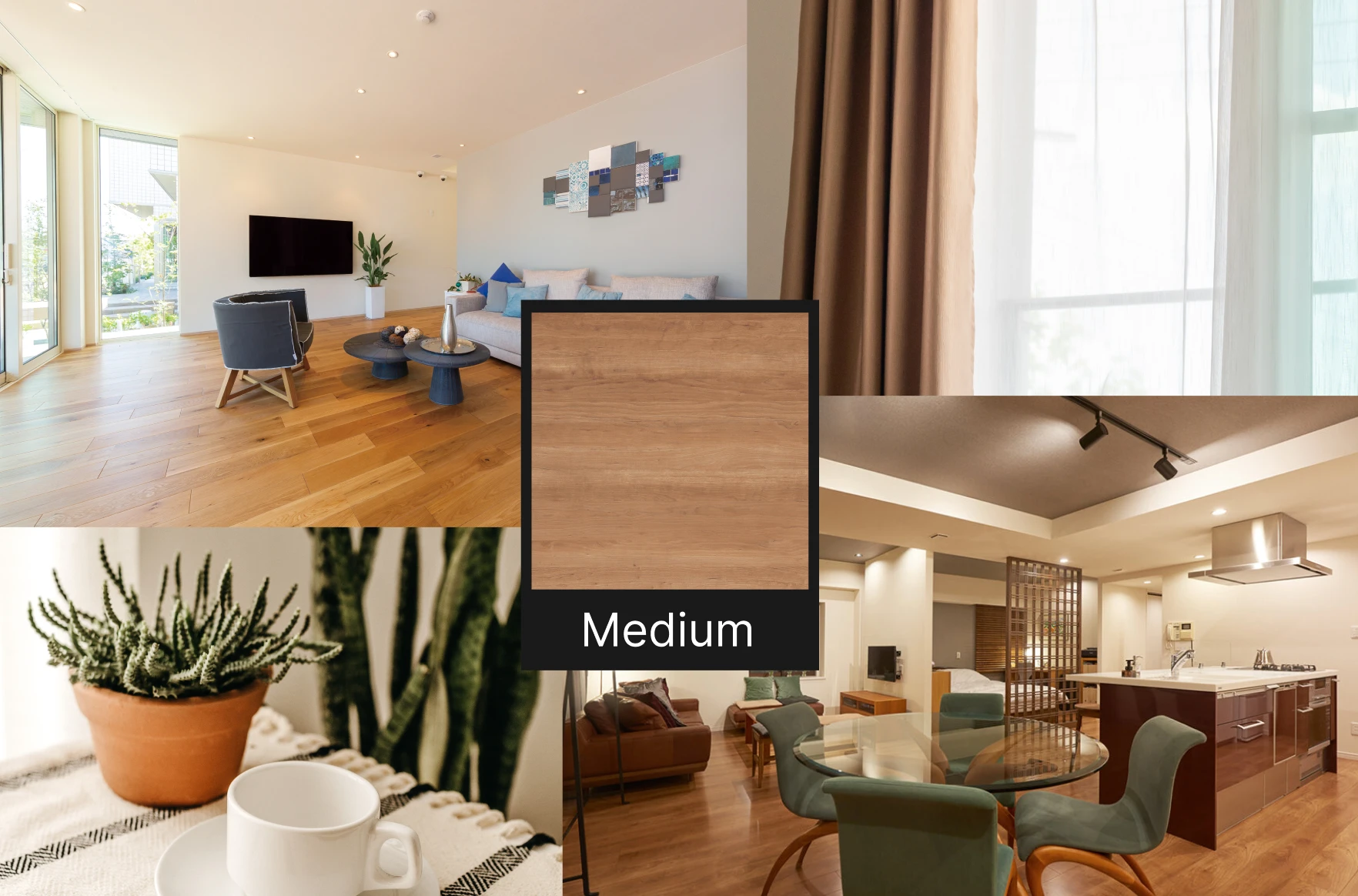 写真：Mediumカラーを基調としたインテリアのイメージ