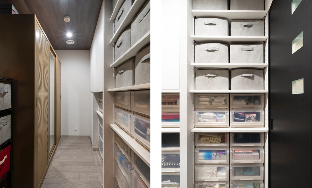 写真：ウォークインクローゼット