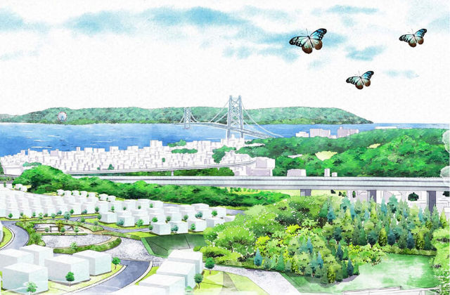 街の意匠や植栽計画